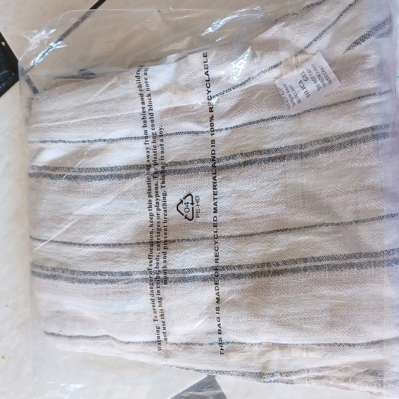 So Linen Pants, striped, natural, Medium - Picture 3 of 6